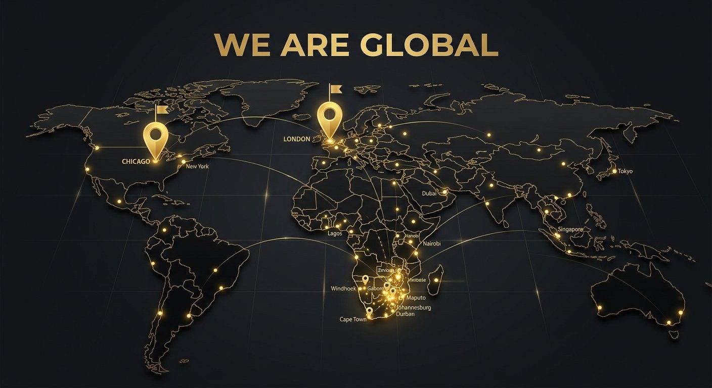 CGEG global operational footprint — Africa, Europe and North America across 32+ countries